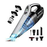 Car Vacuum Handheld Vacuum Cordless: 6-in-1 Portable Mini Vacuum Cleaner