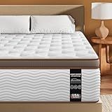 BedStory Queen Size Mattress Medium Firm - 14 Inch Hybrid Mattresses with Orthopedic Spinal Support & Motion Isolation - Individually Pocketed Springs, CertiPUR-US Certified Memory Foam