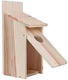 Bird House for Outside,Wooden Clearance Humming Bird Cedar Blue Bird Box House,Wren Cedar Finch House,DIY, 1Pack