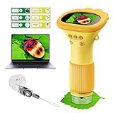 WINWEND Kids Microscope Pocket Microscope -1000X Portable Microscope for Kid | Photo and Video Mini Microscopes | 2'' Digital Little Scientist Microscopes for 3-10 Age Years Old Boys Girls Toys Gifts