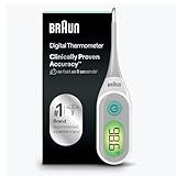 Braun Digital Thermometer, Clinically Accurate, Color Coded Fever Guidance for Baby, Toddlers, Kids & Adults, Oral, Rectal or Underarm use, No 1 Brand Recommended by Pediatricians, FSA & HSA Eligible