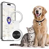 Smart GPS Tracker for Dogs|mini Easy to use Cat GPS Tracker|Real-time Positioning Smart Alarm pet Tracker|Waterproof and Drop-Proof|Extra Long Battery Life of one Year|No Subscription (Android & iOS)