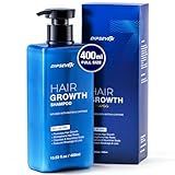 Biotin Hair Growth Shampoo for Men: Powerful Cleaning, Thickening & Strengthening Formula for Hair Loss & Thinning Hair, DHT-Blocking Root Activator with Biotin, Caffeine & Tea Tree Oil, 13.5 fl oz