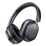 Pointcinco Hybrid Active Noise Cancelling Headphones, Over Ear Bluetooth 6.0 Wireless Headphones, 50H Playtime, Deep Bass, HiFi Stereo Sound, Lightweight Foldable for Travel, Home and Office（Black）