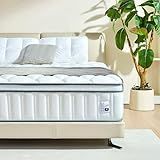 Sozlo Queen Mattress 12 Inch, Queen Size Mattress in a Box, Hybrid Mattresses with Individual Pocket Springs and Gel Memony Foam for Motion Isolation, Pressure Relief, Medium Firm, CertiPUR-US