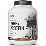 Levels Grass Fed Whey Protein Powder, No Artificials, 24G of Protein, Double Chocolate, 5LB
