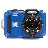 KODAK PIXPRO WPZ2 Rugged Waterproof Shockproof Dustproof WiFi Digital Camera 16MP 4X Optical Zoom 1080P Full HD Video Vlogging Camera 2.7" LCD (Blue)