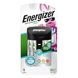 Energizer Recharge Pro Rechargeable AAA and AA Battery Charger With 4 NiMh Rechargeable AA Batteries, Provides a Full Charge in 3 Hours