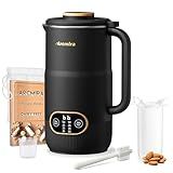 8 in 1 Nut Milk Maker, 8 Blade 35oz Homemade Almond, Oat, Coconut, Soy, Plant Based Milks and Non Dairy Beverages, Soy Milk Maker Machine with Delay Start/Keep Warm/Self-Cleaning/Boil Water