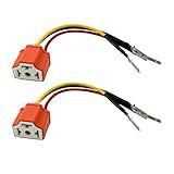 Suvnie 2 PCS H4 HB2 9003 Wiring Harness Headlight Socket, 16AWG Ceramic Headlight Connector, Pigtail Socket Female Plug, Fog Light Retrofit Car Accessories for Truck Boat