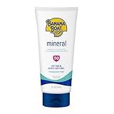 Banana Boat Mineral Sunscreen SPF 50 Lotion, 5Fl Oz | Zinc Oxide Sunscreen Lotion, Beach Essentials, SPF 50 Sunblock, 5Fl Oz