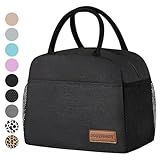douyadady Lunch Bag Women/Men Lunch Box Women/Men (black)