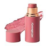 MCoBeauty - Baby Face Multiuse Cream Stick for Lips and Cheeks - Blush Stick in Pink Rose Shade - Contains Moisturising Jojoba Seed Oil, Coconut Oil and More - Peony Rose