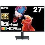 KTC 27 Inch 4K UHD Computer Monitor, IPS 3840×2160 Monitor with HDR400, DCI-P3 95%, 1.07 Billion Colors, HDMI DisplayPort, 60Hz PC Monitor, H27P27