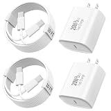 iPhone 17 16 15 Charger Fast Charging, 10 FT Long USB C Charger Cord with 20W Type C Fast Phone Charging Block for iPhone 17/17 Pro/17 Pro max/Air, for iPhone 16 15 Pro Max Plus, iPad, Android