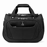 Travelpro Maxlite 5 Softside Lightweight Underseat Carry-On Travel Tote, Overnight Weekender Bag, Men and Women, Black, 18-Inch