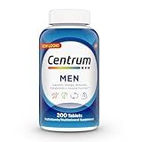 Centrum Multivitamin for Men, Multivitamin/Multimineral Supplement with Vitamin D3, B Vitamins and Antioxidants, Gluten Free, Non-GMO Ingredients - 200 Count