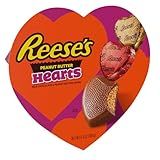 REESE'S Chocolate Peanut Butter Creme Hearts, Valentine's Candy Gift Box, 6.5 oz
