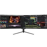 INNOCN 49" Curved Gaming Monitor 144Hz Ultrawide 32:9 WDFHD 3840 x 1080P, R1800, 99% sRGB, HDR400, USB Type C, DisplayPort, HDMI, Built-in Speakers, Height/Tilt Adjustable - 49C1G