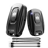 MAIRAN 2 Pack Rechargeable Wireless Camera Remote Shutter for Smartphones