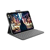 Logitech Slim Folio Keyboard Case for iPad (10th gen & A16) with Integrated Bluetooth Wireless Keyboard