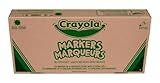 Crayola Broad Line Markers Classpack (256 Ct), Bulk Markers for Kids, Art Supplies for School, Classroom Must Haves, Preschool & Kindergarten Supplies