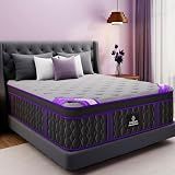(Luxury Hotel) 18 Inch King Size Hybrid Mattress in a Box, Medium Firm