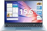 SGIN Laptop Computer 15.6 Inch, Windows 11 Laptops with 4GB RAM 128GB SSD, Celeron N4000 Processor Notebook, BT4.2.0, Mini HDMI, 7000mah, WiFi, UHD Graphics 600, Type-C, 2.4/5G WiFi