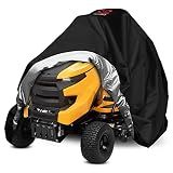 Riding Lawn Mower Cover 600D Lawnmower Covers Waterproof, up to 54" Decks