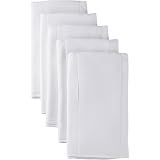 Gerber Unisex Baby Boys Girls Gauze Prefold Cloth Diapers Multipack White 5 Pack