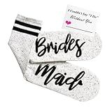 PAIXUN Bridesmaid Gifts For Women Wedding Gifts Proposal Set Bachelorette Party Favors Decorations Bride Socks
