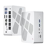 FIREBAT OCuLink Mini PC Gaming【A8】, Radeon 780M Graphics Card, AMD Ryzen 8745HS(4.9GHz 8C/16T), 32GB(2x16GB) DDR5 RAM, 1TB PCIe 4.0 SSD, Four-Screen Display, TF Card Slot, USB-C 4.0, 8xUSB, 2x2.5Gbps