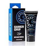 Gamer Grip Gaming Cream for Sweaty Hands - Chalk-Free Liquid Formula, Improve Performance, Control & Precision, Made in USA (Original)