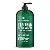Botanic Hearth Tea Tree Body Wash -16 fl oz- All-Natural Antifungal & Odor-Control Shower Gel for Acne, Athlete’s Foot, Ringworm, Jock Itch & Healthy Skin,Sulfate & Paraben Free, for Men and Women