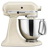 KitchenAid Artisan, 5-Qt Tilt Head Stand Mixer, KSM150PS, Almond Cream