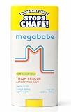 Megababe Unscented Thigh Rescue Stick, Stops Chafe & Irritation, 2.12 oz