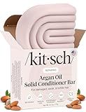 Kitsch Argan Oil Conditioner Bar – Repairing Hair Conditioner for Damaged Hair, Anti-Frizz – Strengthening, Moisturizing Hair Care – Paraben, Silicone & Sulfate-Free – Made in USA - 2.7 oz