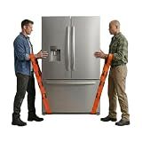 Forearm Forklift Furniture Moving Straps – 2-Person Lifting Strap for Moving Furniture, Appliances, Heavy Duty Carrying for Heavy Objects up to 800 lbs, Orange