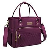 MIYCOO Lunch Bag Lunch Box Women - Leakproof Insulated Lunch Cooler Bag for Women - Large Lunch Tote Bags Adults, Purple