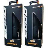 Continental Grand Prix 5000 - Road Bike Tire | The Best Allrounder in the Field - BlackChili, Vectran Breaker, LazerGrip, Active Comfort Technology, 2 Pack (Black) (700x30)