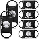 Lasnten 6 Pcs Groomsmen Wedding Gift for Best Man Groomsman, Stainless Steel Cutter for Best Groomsmen Gift Wedding Favors(5 Groomsman and 1 Best Man)