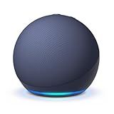 Amazon Echo Dot (newest model), Vibrant sounding Alexa speaker, Great for bedrooms, dining rooms and offices, Deep Sea Blue