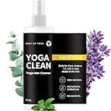 Yoga Clean – Eco-Friendly Yoga Mat Cleaner & Deodorizing Spray | Neutralizes Sweat & Odor to Protect Your Mat | 8 oz Plant-Based Formula, Spa-Like Scent, Made in the USA