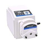 INTLLAB BT100 Peristaltic Pump | High-Precision Stepper Motor Dosing Pump 0.1-100 RPM Variable Speed RS485 Interface Flow 0.06-360 mL/min with 2m 17# Tubing
