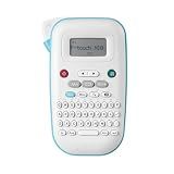 Brother P-Touch PT-N10 Personal Handheld Label Maker, Portable and Prints, P-Touch Btag ~½” (12mm) Wide Color Personalized Label Tapes,