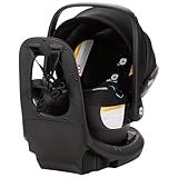 Diono LiteClik30 XT SafePlus Infant Car Seat and Base, Rear-Facing for Infants 4-30lbs, SafePlus Engineering, with Infant Insert, UPF 50+ Sunshade (Black Storm)