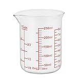 Ackers Glass Measuring Cup 1 Cup,8oz Borosilicate Liquid Measuring Cup with Spout
