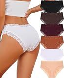 Cotton Underwear for Women Sexy Bikini Panties Lace Waist Lingerie Ladies