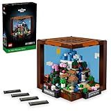 LEGO Minecraft The Crafting Table, Collectible Video Game Building Set with Minecraft Figures, Mobs and Biomes, 15 Year Anniversary Model, Build and Display Gift for Adults, 21265