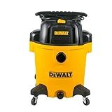 DEWALT 12 Gallon Poly Wet/Dry Vac, 5.5 HP Shop Vacuum Wet Vacuum Cleaner for Workshop, Jobsite, Commericial Area, Large Pick-Up Capacity, Yellow,DXV12P